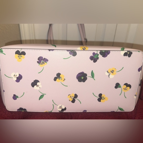 Kate spade purple floral purse - Picture 7 of 9